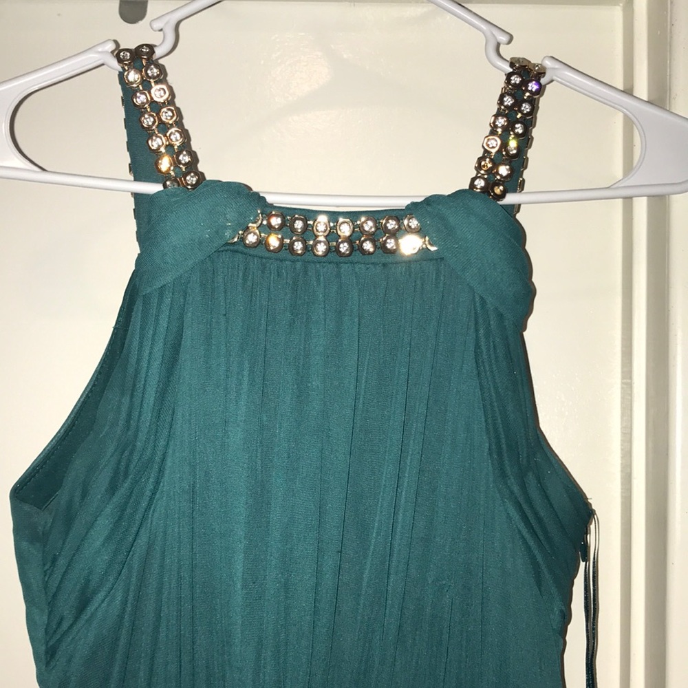 Blue Green Formal Dress